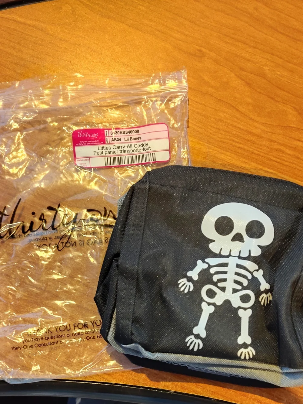 Black Skeleton Carry-All Caddy